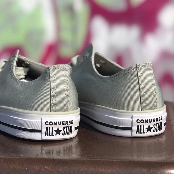 Converse CTAS OX Boardwalk Surplus Green Sneakers - Picture 4 of 9